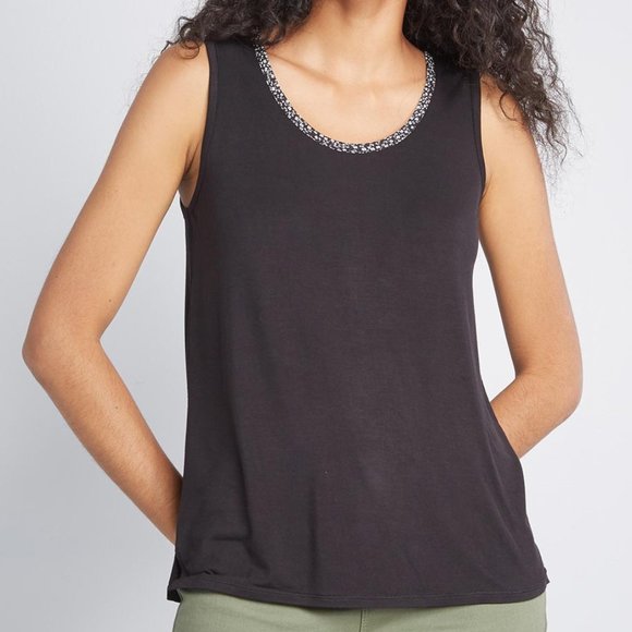 Modcloth | NWT Contrast in Action Knit Tank Top - Picture 11 of 13